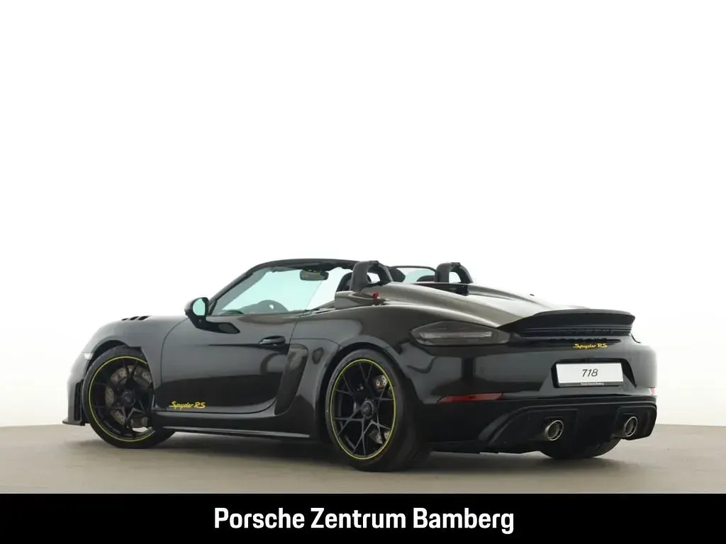 Neu Porsche 718 Spyder RS 500 PS (367 kW) 2026 Schwarz Cabrio
