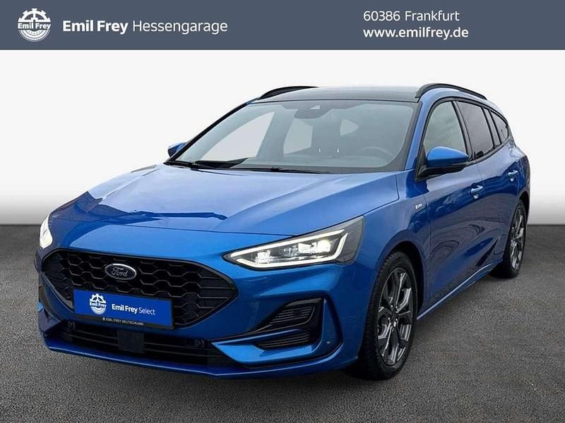 Desert island blue metallic Gebraucht 2023 Ford Focus ST-Line Kombi | 23.750 € (Guter Preis) - Bild 1/4