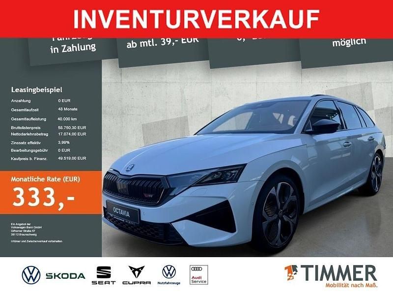 Weiß Neu 2025 Skoda Octavia RS Kombi | 49.519 € (Teuer) - Bild 1/4
