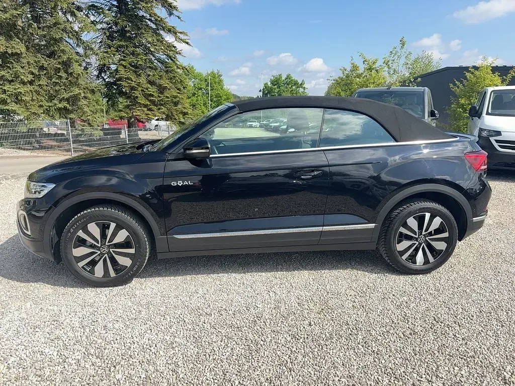 Gebraucht VW T-Roc Cabriolet Goal 116 PS (85 kW) 2025 Deep black perleffekt schwarz Cabrio