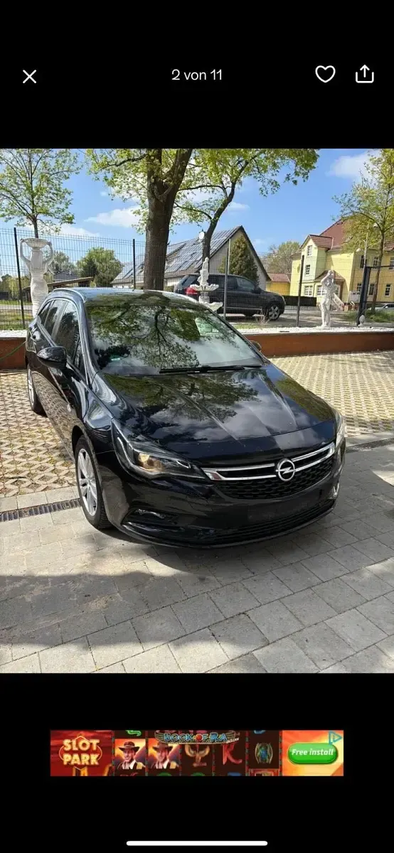 Gebraucht Opel Astra 120 PS (88 kW) 2016 Schwarz Kombi