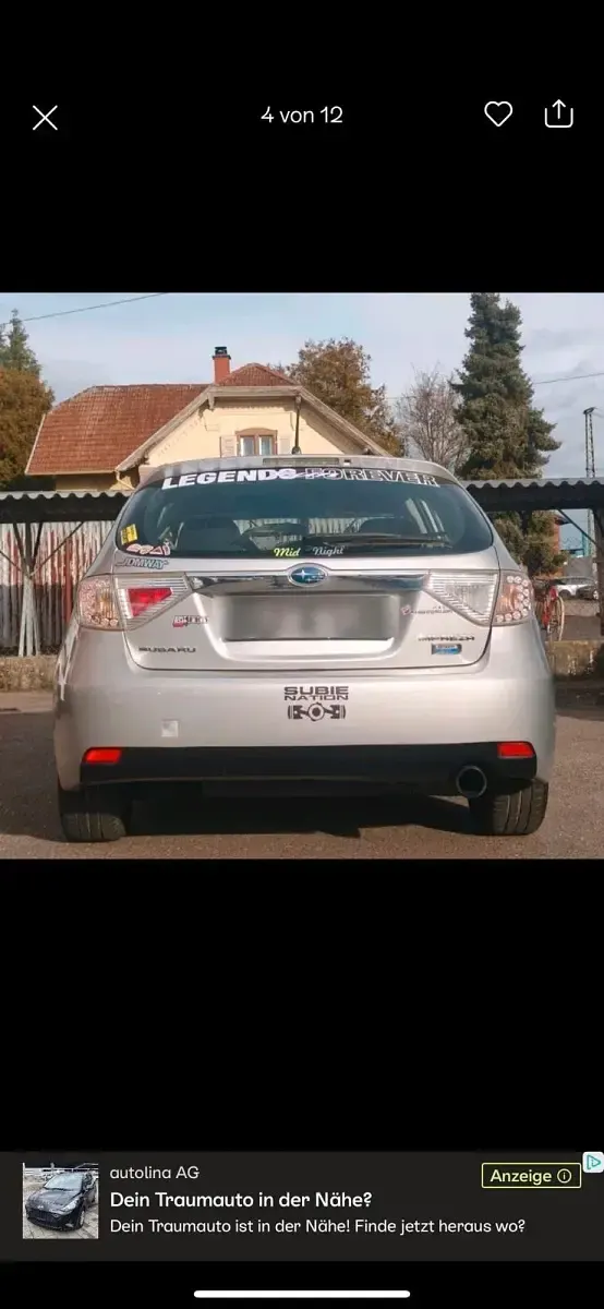 Gebraucht Subaru Impreza 150 PS (110 kW) 2009 Silber Limousine