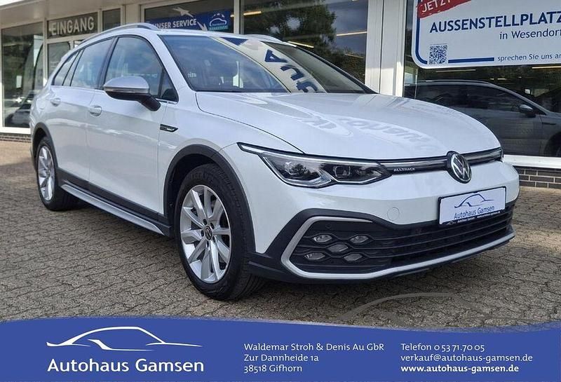 Weiß Gebraucht 2021 VW Golf Alltrack Kombi | 26.990 € (Fairer Preis) - Bild 1/4