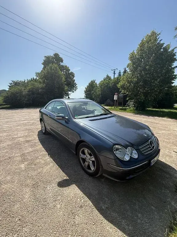 Gebraucht Mercedes CLK200 Elegance 163 PS (119 kW) 2005 Blau Coupé