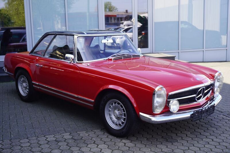 Rot Gebraucht 1965 Mercedes 230 Cabrio | 67.900 € - Bild 1/4
