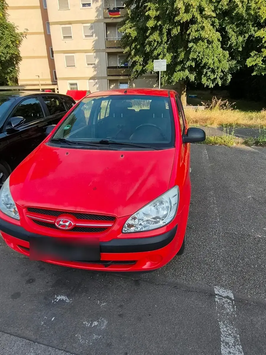 Gebraucht Hyundai Getz 67 PS (49 kW) 2008 Rot Kleinwagen