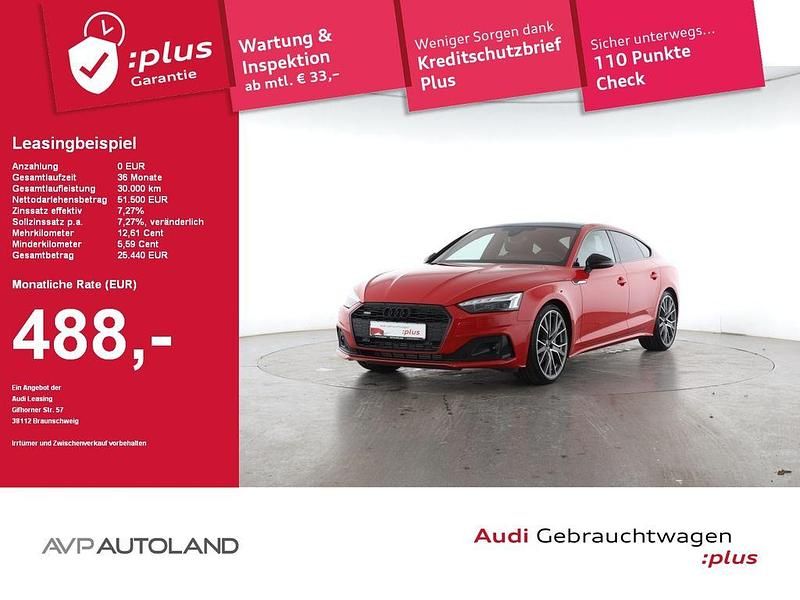 Progressivrot Gebraucht 2024 Audi A5 Sportback Advanced Plus Kleinwagen | 48.870 € - Bild 1/4