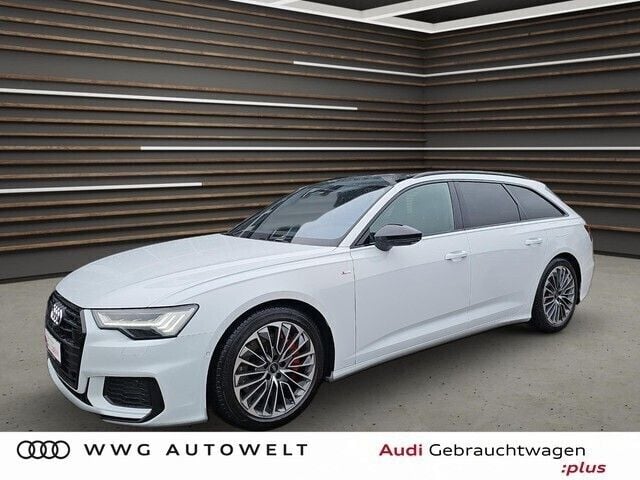 Gletscherweiß metallic Gebraucht 2021 Audi A6 Sport Kombi | 32.980 € (Etwas zu teuer) - Bild 1/4