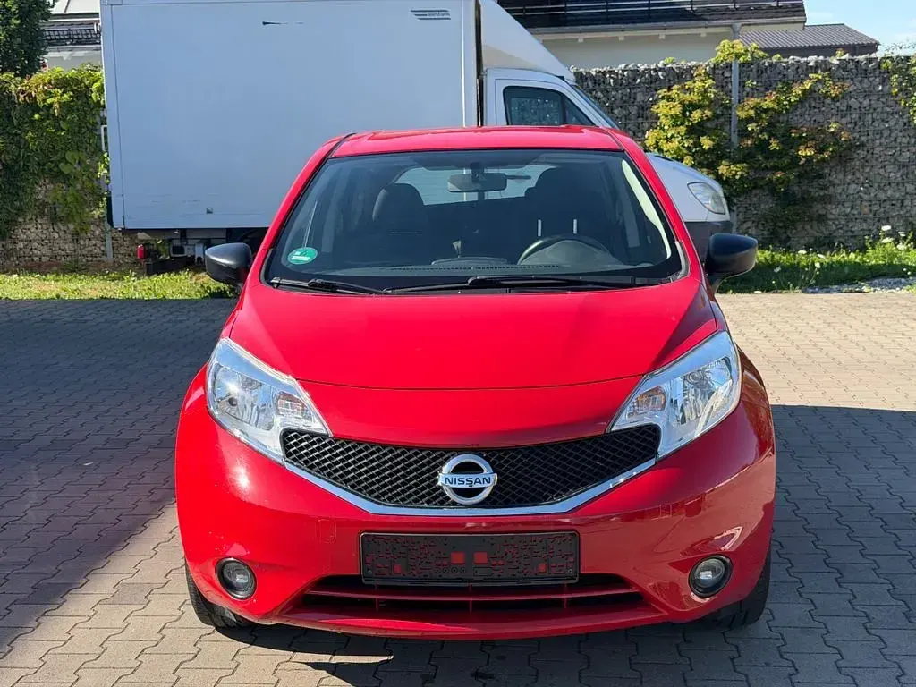 Gebraucht Nissan Note Visia 80 PS (58 kW) 2016 Rot Kleinwagen