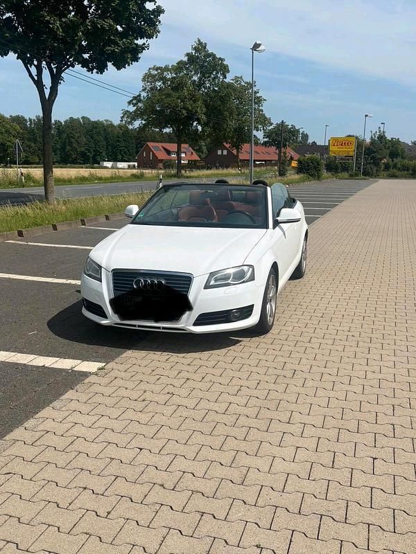 Weiß Gebraucht 2009 Audi A3 Cabriolet Cabrio | 5.800 € (Fairer Preis) - Bild 1/4