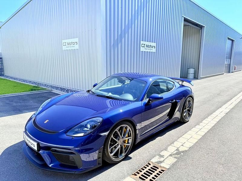 Enzianblau Gebraucht 2020 Porsche 718 Cayman GT4 Chrono Coupé | 113.900 € (Etwas zu teuer) - Bild 1/4
