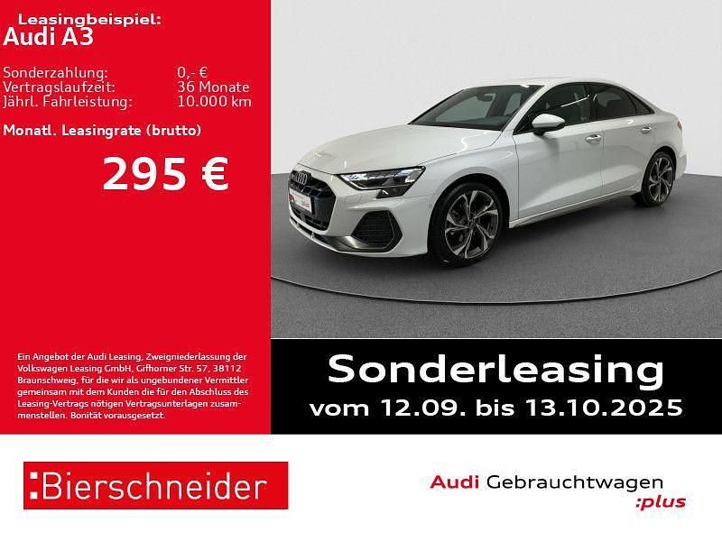 Weiss Gebraucht 2024 Audi A3 S-Line Limousine | 32.950 € (Fairer Preis) - Bild 1/3