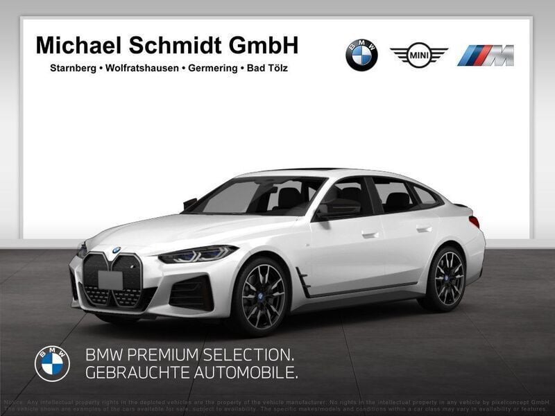 Alpinweiß uni Gebraucht 2024 BMW i4 M Sport Limousine | 49.990 € (Guter Preis) - Bild 1/4