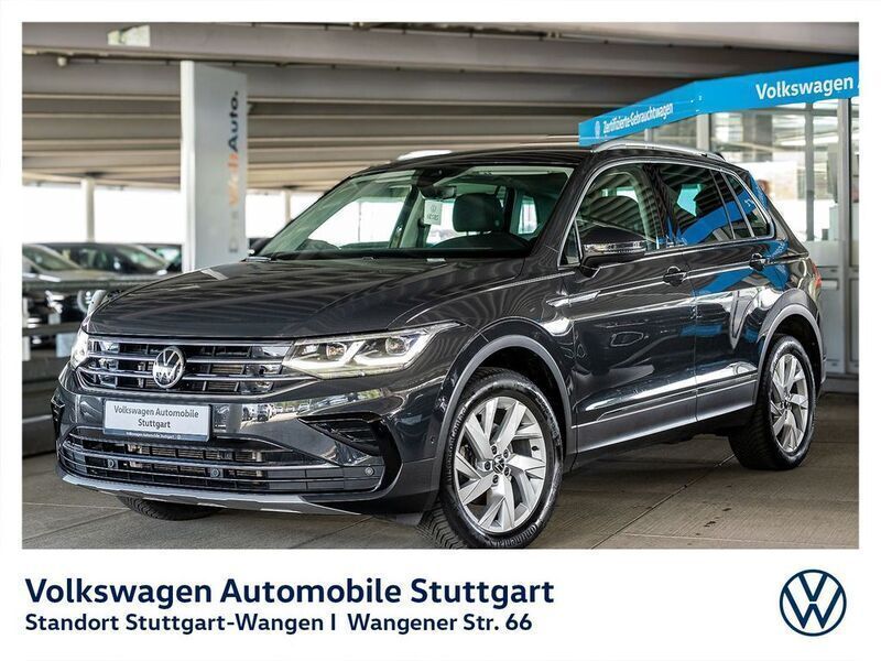 Grau Gebraucht 2021 VW Tiguan Elegance SUV | 32.930 € (Fairer Preis) - Bild 1/4