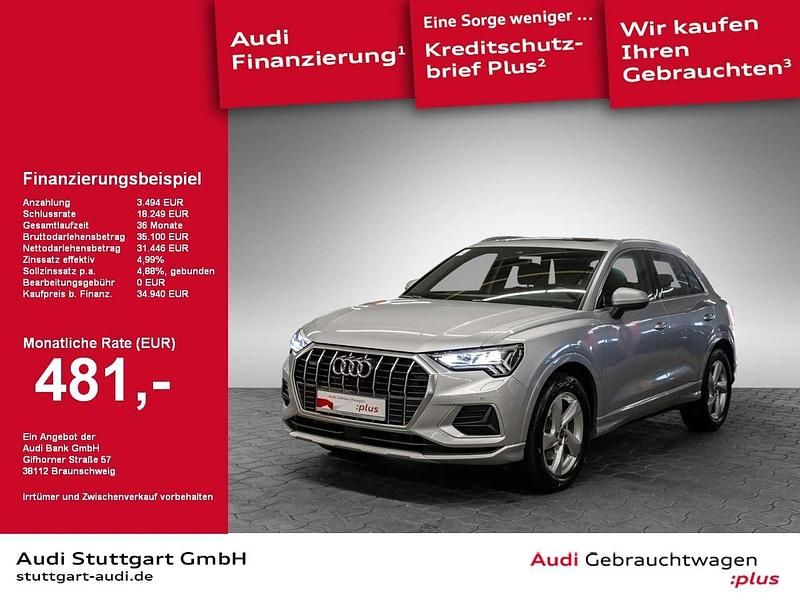 Florettsilber metallic Gebraucht 2022 Audi Q3 Ambiente SUV | 34.940 € (Etwas zu teuer) - Bild 1/2