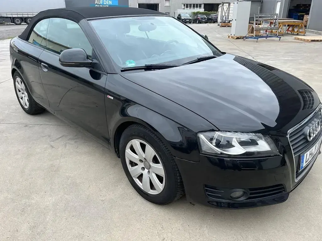 Gebraucht Audi A3 Cabriolet S-Line 140 PS (102 kW) 2010 Schwarz Cabrio