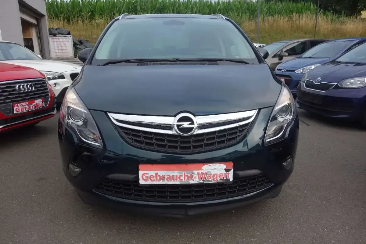 Gebraucht Opel Zafira Tourer Active 140 PS (102 kW) 2014 Grün Van / Kleinbus