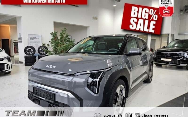 Grau Neu 2025 Kia EV3 3 SUV | 34.990 € (Superpreis) - Bild 1/4