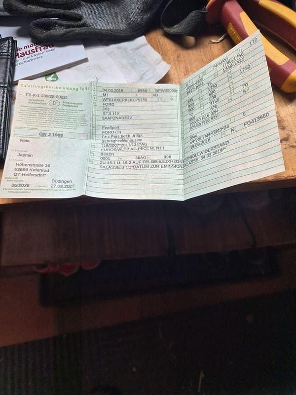 Gebraucht Ford Ecosport Trend 101 PS (74 kW) 2019 Blau SUV