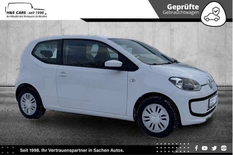 Weiß Gebraucht 2015 VW up! move up! Kleinwagen | 6.950 € (Fairer Preis) - Bild 1/4