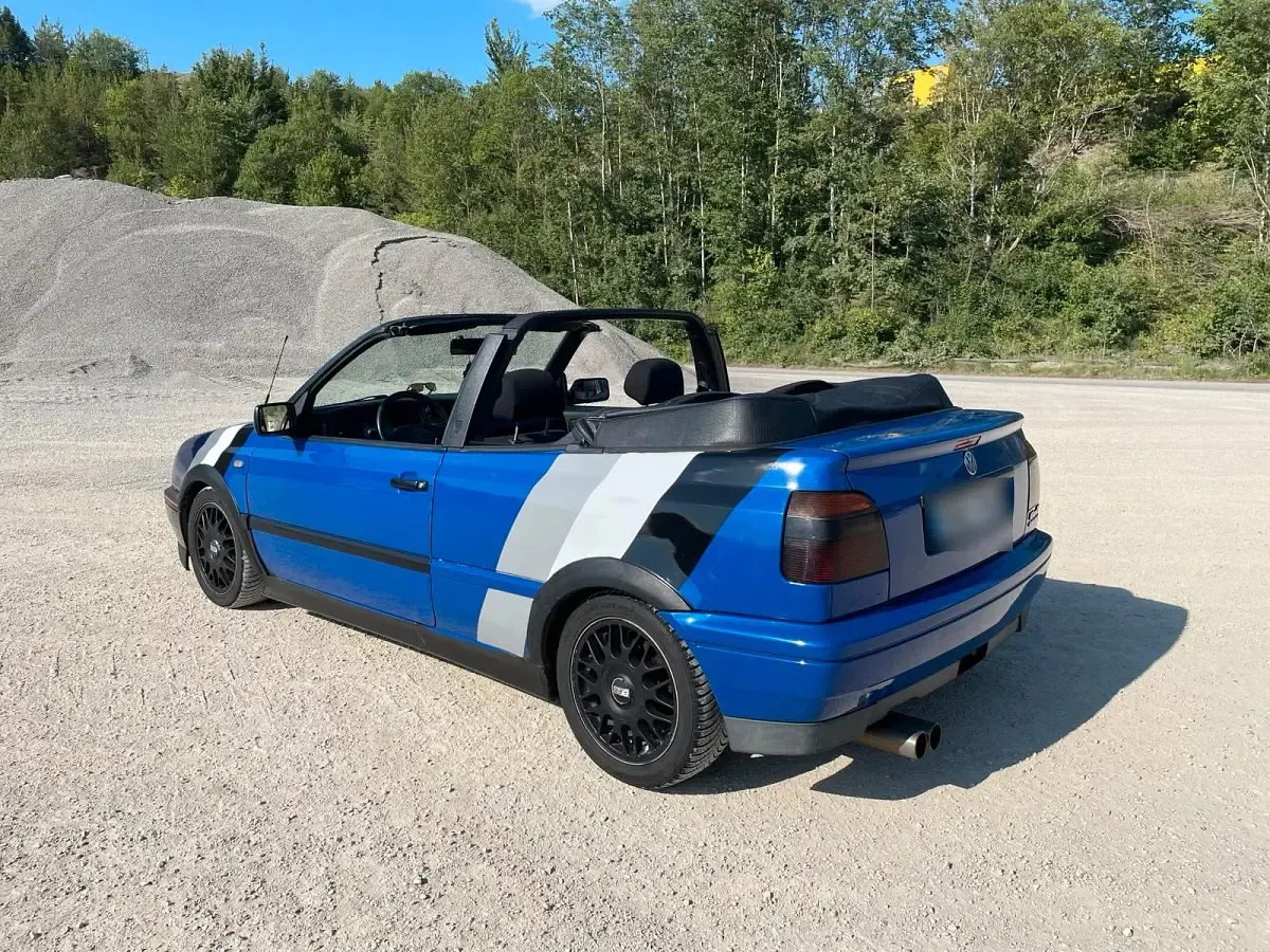 Gebraucht VW Golf Cabriolet 90 PS (66 kW) 1997 Blau Cabrio