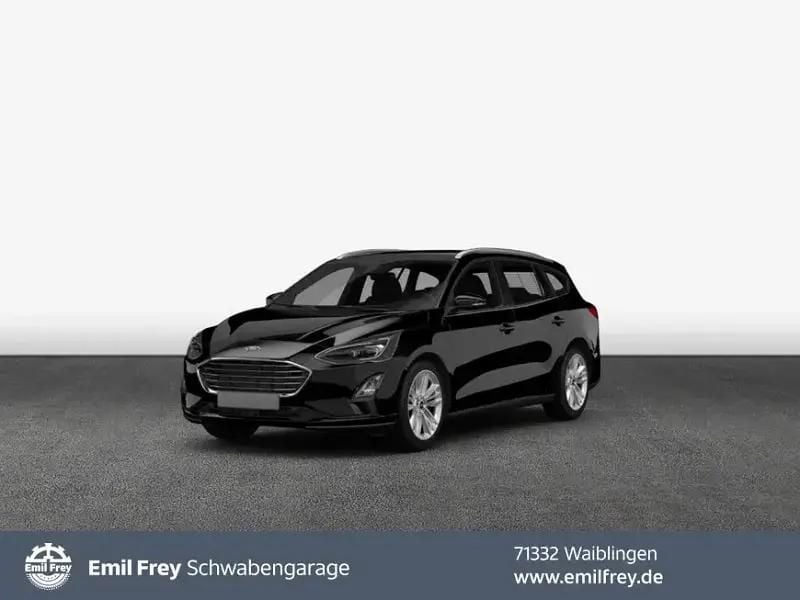 Obsidianschwarz metallic Gebraucht 2020 Ford Focus ST-Line X Kombi | 15.790 € (Guter Preis) - Bild 1/4