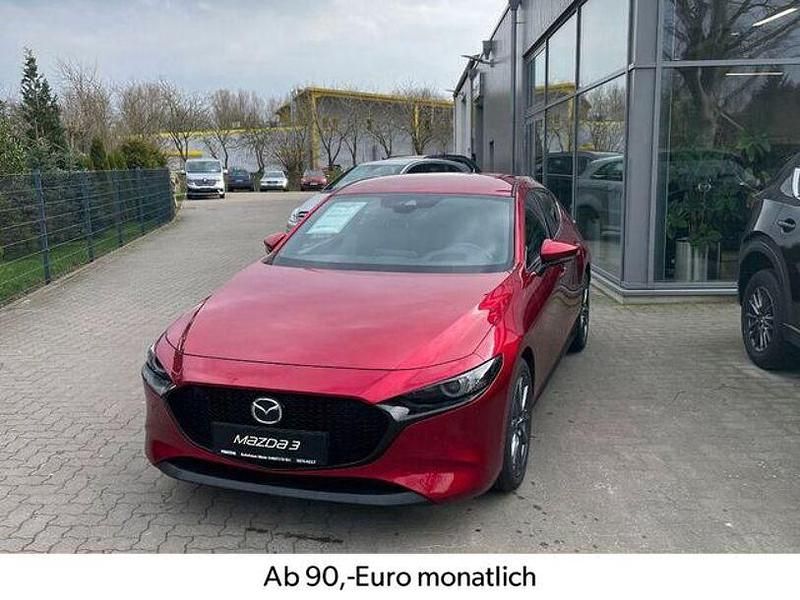 Gebraucht Mazda 3 150 PS (110 kW) 2022 Soul red crystal m Limousine