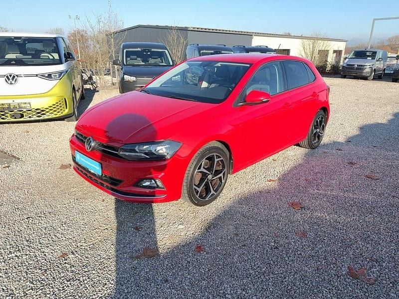Gebraucht VW Polo Highline 116 PS (85 kW) 2020 Flashrot / titanschwarzceram Kleinwagen
