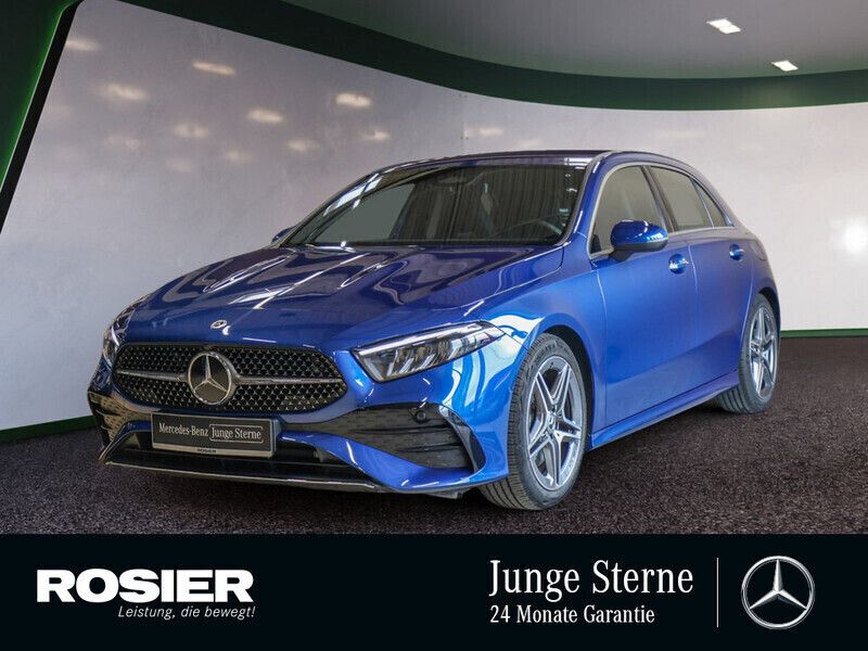 Blau / spektralblau (metallic) Gebraucht 2024 Mercedes A220 Advanced Plus Limousine | 35.890 € (Fairer Preis) - Bild 1/4