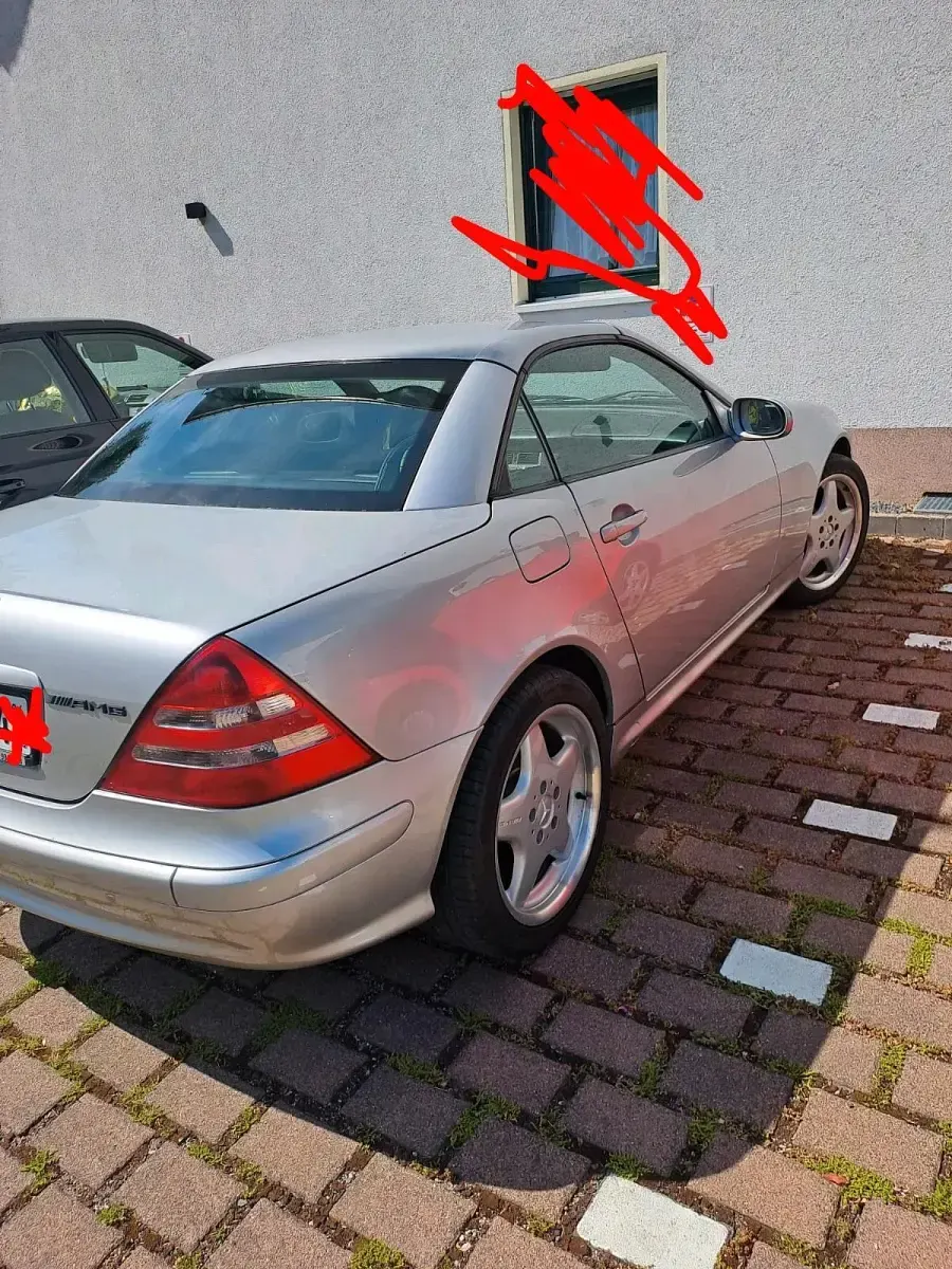 Second-hand Mercedes SLK200 163 CP (119 kW) 2000 Argintiu Cabrio