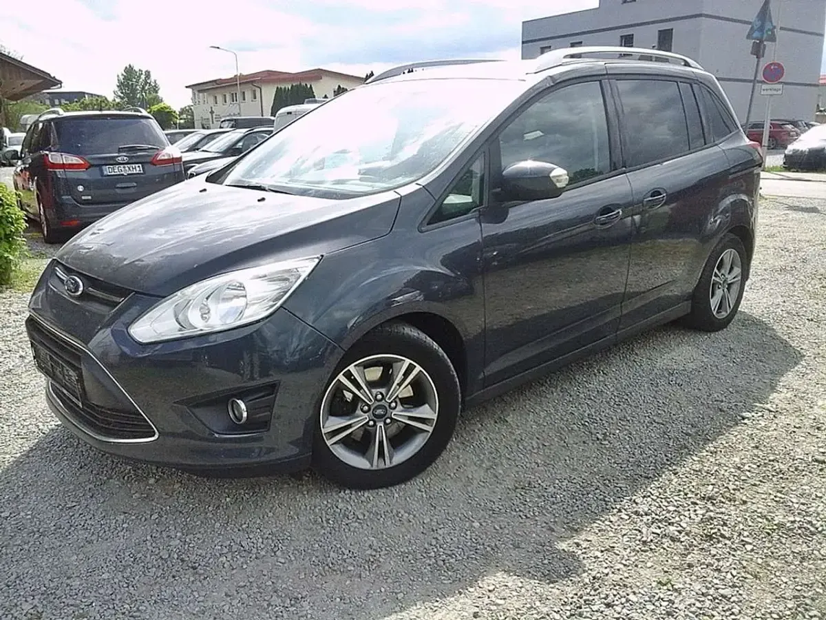 Gebraucht Ford Grand C-Max SYNC Edition 116 PS (85 kW) 2013 Midnight skygrau metallic Van / Kleinbus