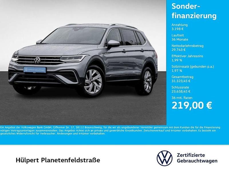 Silber Gebraucht 2024 VW Tiguan Allspace Life SUV | 32.941 € (Superpreis) - Bild 1/4