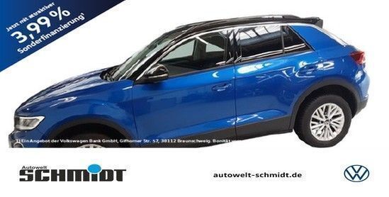 Ravennablaumetallic Gebraucht 2024 VW T-Roc Life SUV | 29.890 € (Guter Preis) - Bild 1/4