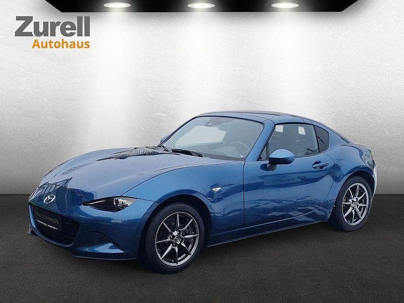Turmalinblau metallic Gebraucht 2019 Mazda MX5 Sports-Line Cabrio | 20.880 € (Fairer Preis) - Bild 1/4