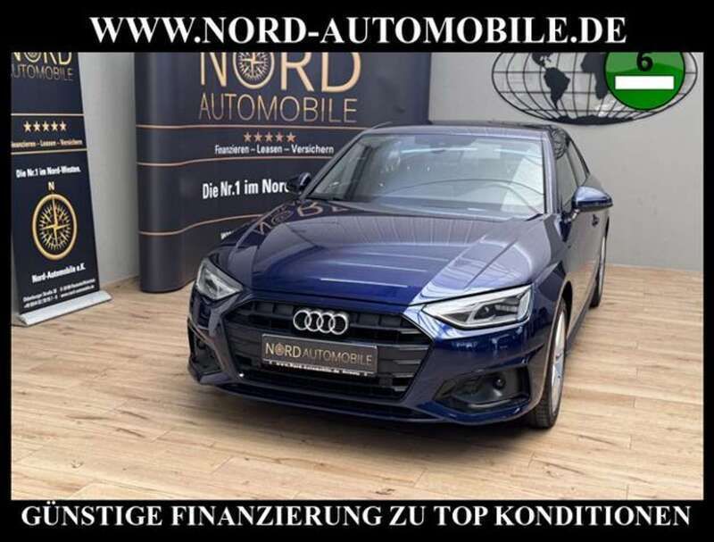 Blau Gebraucht 2021 Audi A4 Advanced Limousine | 27.700 € (Fairer Preis) - Bild 1/3