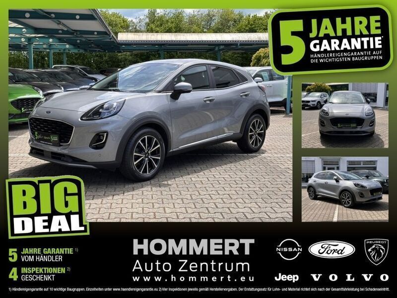 Solarsilber Gebraucht 2021 Ford Puma Titanium SUV | 17.990 € (Superpreis) - Bild 1/4