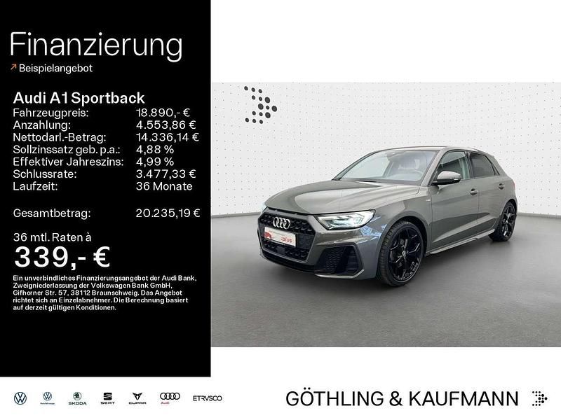 Chronosgrau metallic Gebraucht 2020 Audi A1 S-Line Limousine | 18.890 € (Guter Preis) - Bild 1/4
