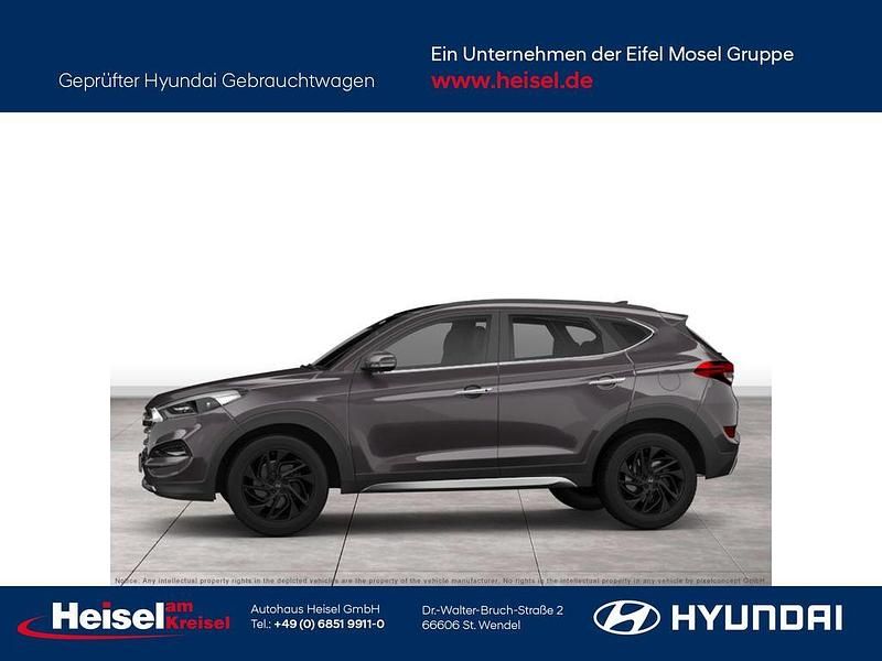 Gebraucht Hyundai Tucson 177 PS (130 kW) 2018 Schwarz SUV