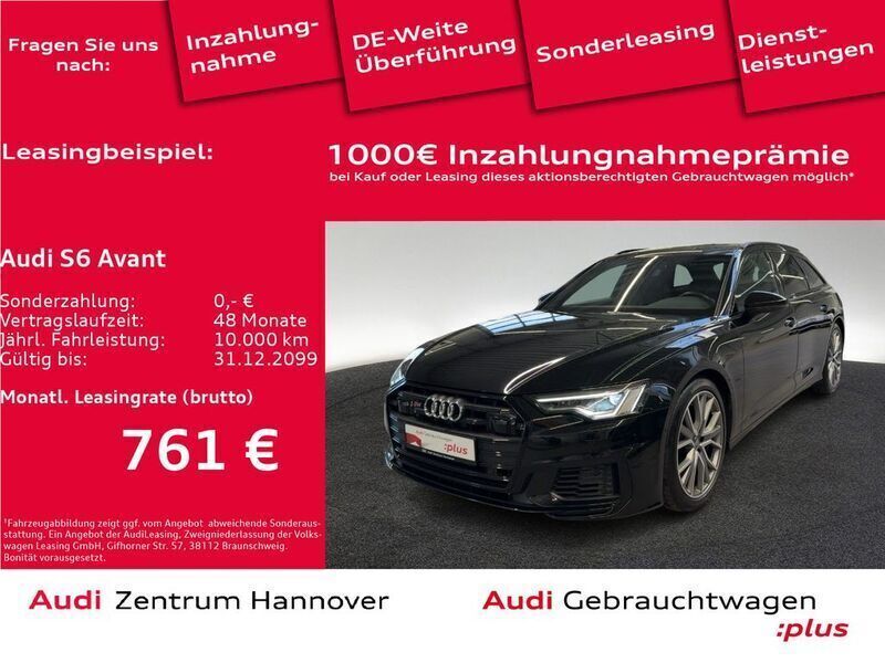 0e mythosschwarz metallic (metallic) Gebraucht 2022 Audi S6 Sport Kombi | 56.450 € (Guter Preis) - Bild 1/4