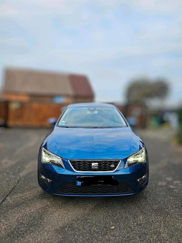 Usata Seat Leon FR 180 CV (132 kW) 2013 Blu Berlina