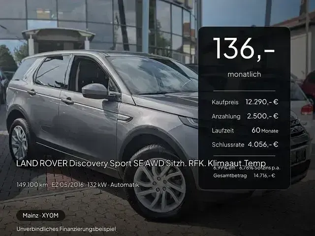 Gebraucht Land Rover Discovery Sport SE 180 PS (132 kW) 2016 Corris grey (metallic) SUV