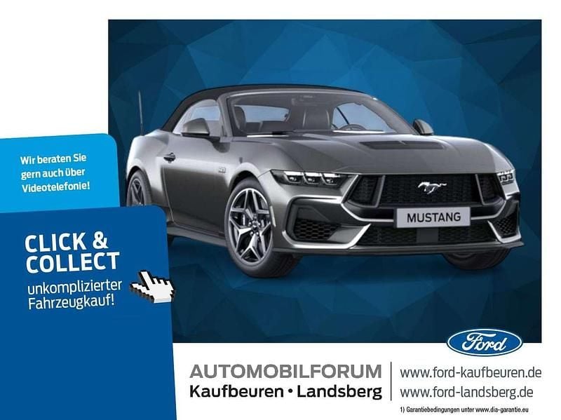 Carbonized grey Neu 2025 Ford Mustang GT Convertible Cabrio | 62.990 € (Guter Preis) - Bild 1/4
