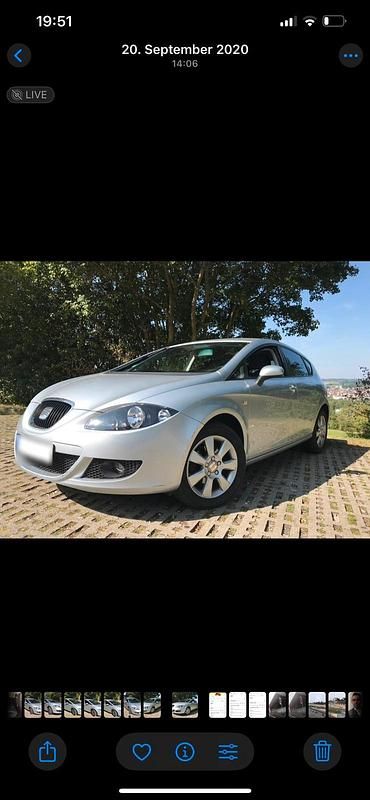 Gebraucht Seat Leon 102 PS (75 kW) 2008 Silber Kleinwagen