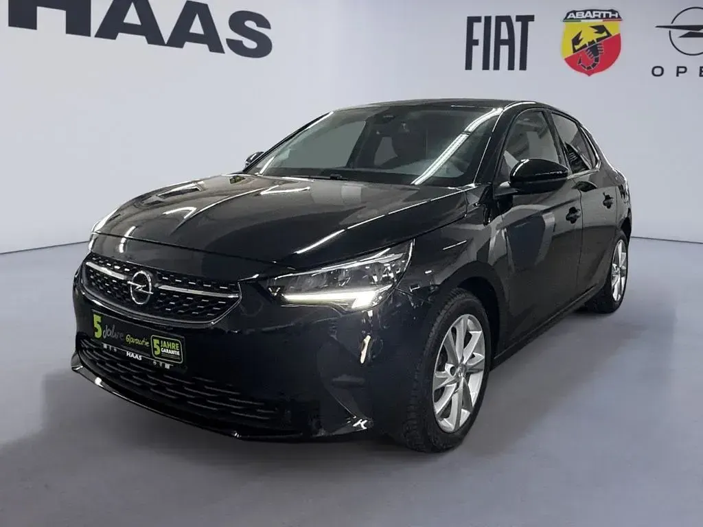 Gebraucht Opel Corsa Elegance 101 PS (74 kW) 2022 Diamant schwarz/karbon schwarz Kleinwagen