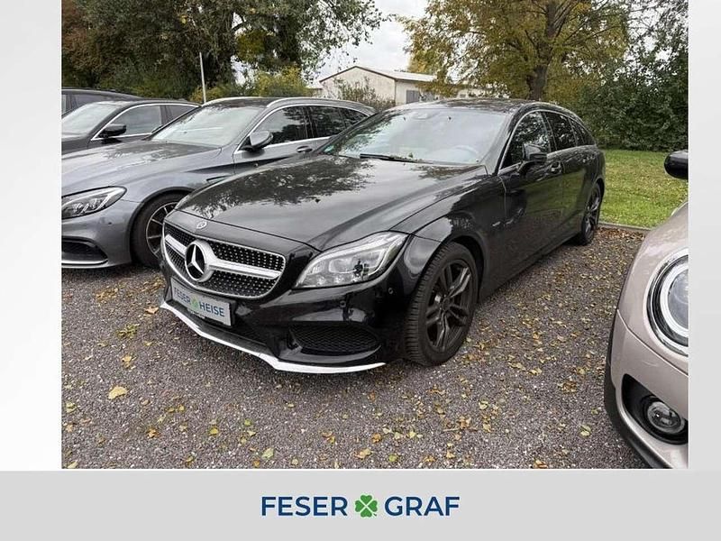 Obsidianschwaz metalliclack Gebraucht 2018 Mercedes CLS250 AMG line Kombi | 24.940 € (Etwas zu teuer) - Bild 1/4