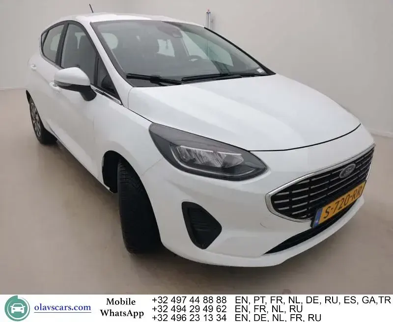 Usata Ford Fiesta Titanium 125 CV (91 kW) 2023 Bianco Utilitaria