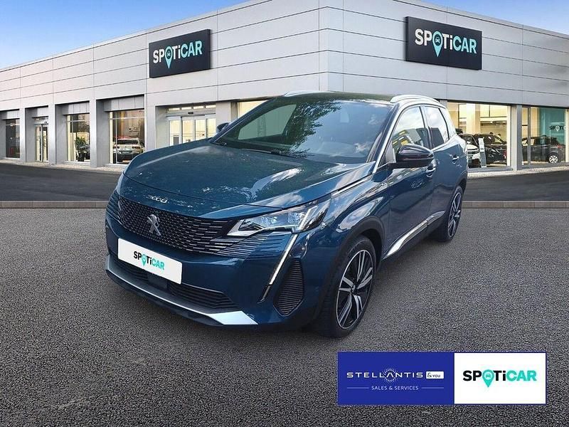 Blau Gebraucht 2022 Peugeot 3008 GT SUV | 25.490 € (Fairer Preis) - Bild 1/3
