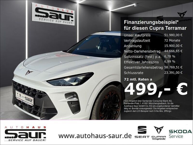 Eisweiß (metallic) Neu 2025 Cupra Terramar VZ SUV | 55.280 € (Teuer) - Bild 1/4