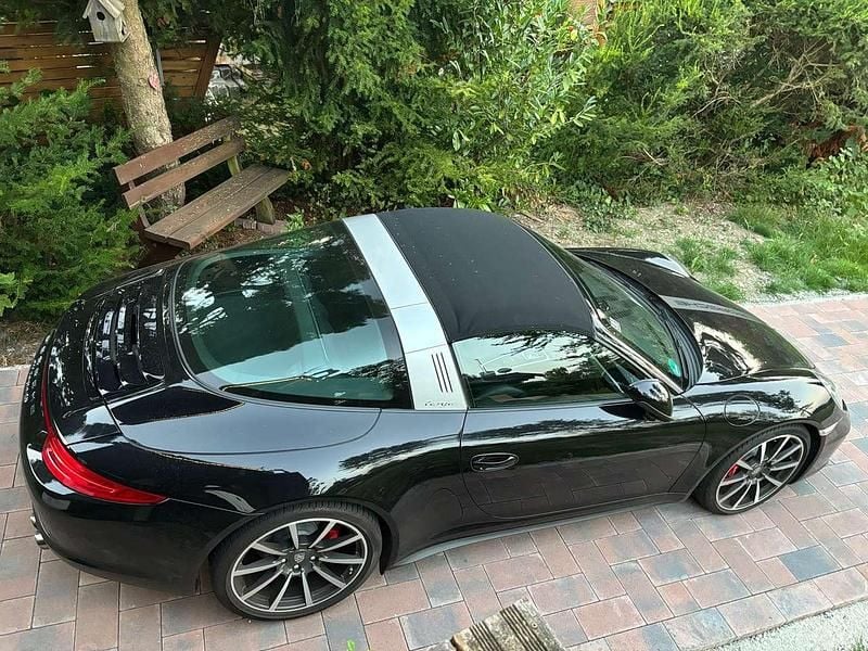 Schwarz Gebraucht 2015 Porsche 911 Targa 4S Cabrio | 119.000 € (Teuer) - Bild 1/4