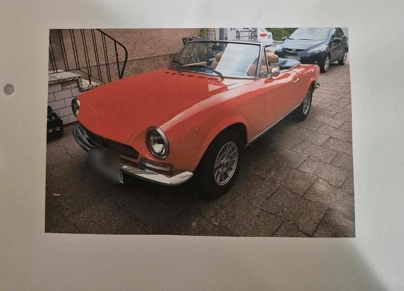 Rot Gebraucht 1970 Fiat 124 Spider Sport Cabrio | 13.499 € - Bild 1/4